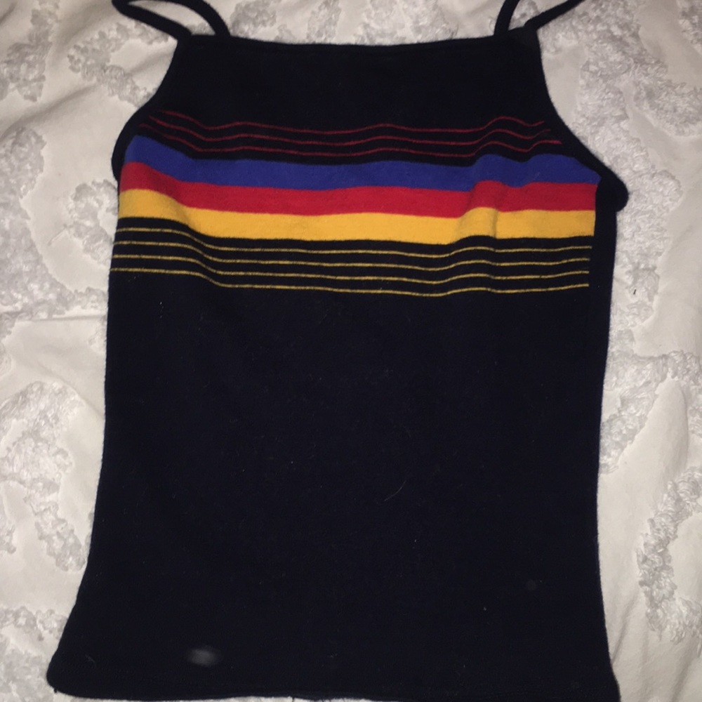 garage cropped tank